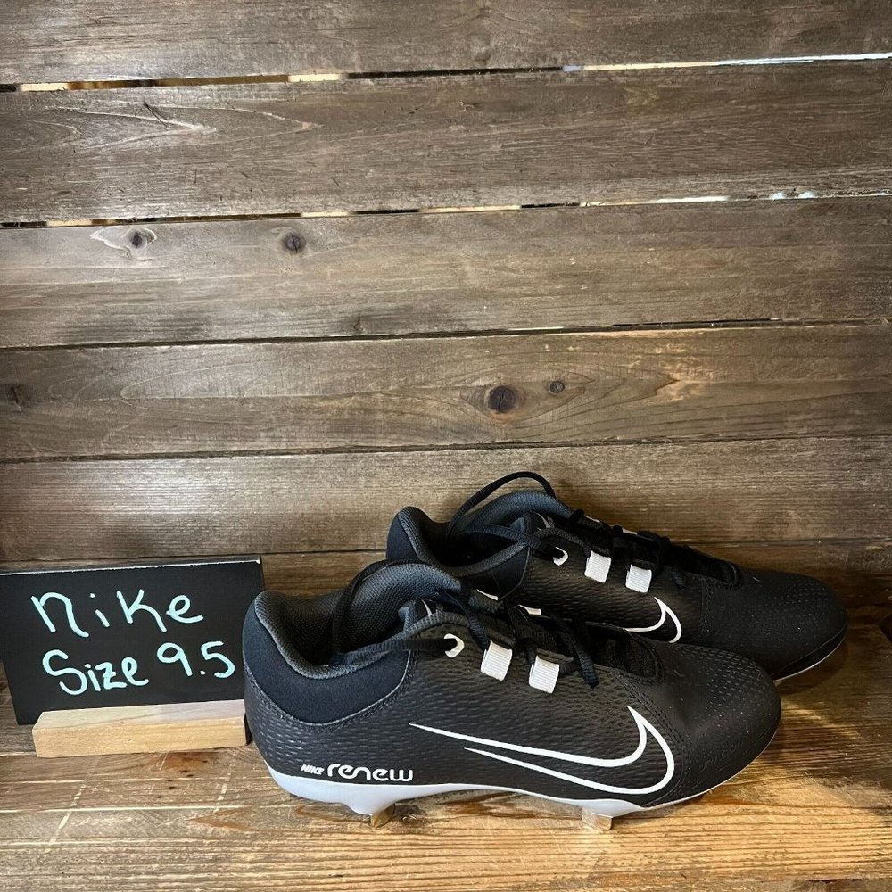 New Womens Nike Renew Hyper Diamond 4 CZ5920-010 Black Softball Shoes Size 9.5‎